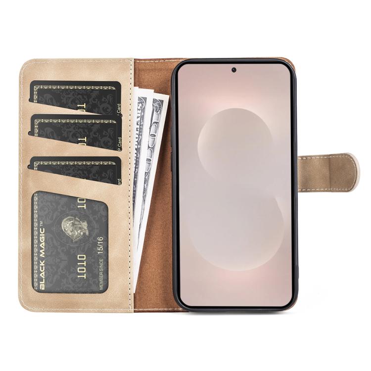 For Samsung Galaxy S26 Edge 5G Stitching Horizontal Flip Leather Phone Case