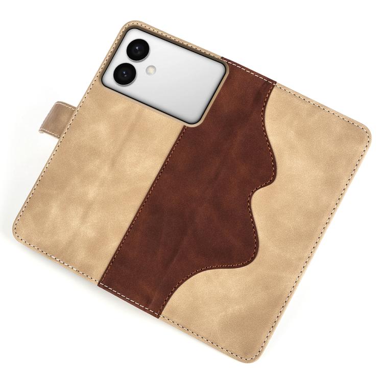 For Samsung Galaxy S26 Edge 5G Stitching Horizontal Flip Leather Phone Case