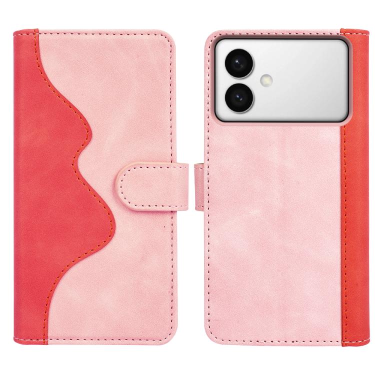For Samsung Galaxy S26 Edge 5G Stitching Horizontal Flip Leather Phone Case