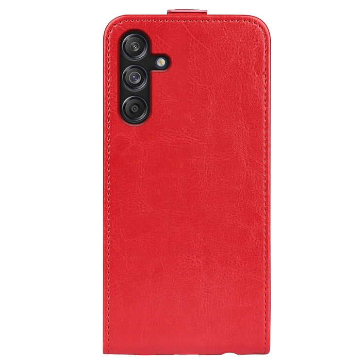 For Samsung Galaxy M55 5G R64 Texture Single Vertical Flip Leather Phone Case