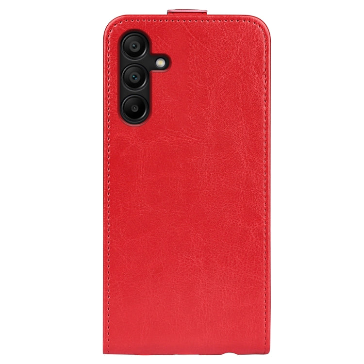 For Samsung Galaxy M15 5G R64 Texture Single Vertical Flip Leather Phone Case