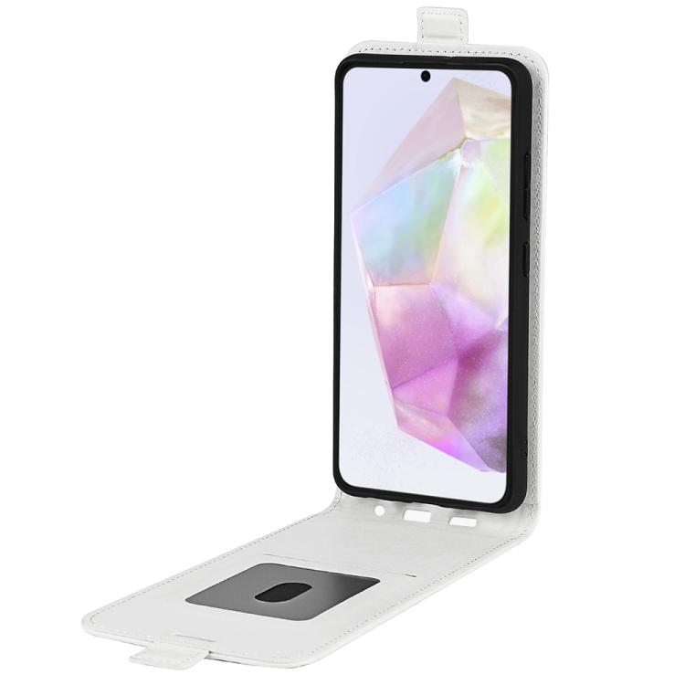 For Samsung Galaxy A36 R64 Texture Single Vertical Flip Leather Phone Case