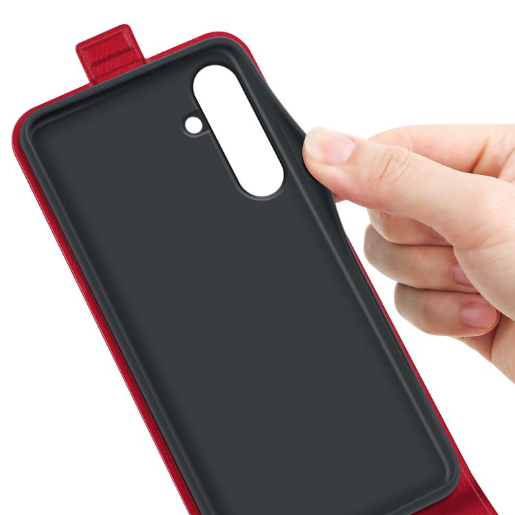 For Samsung Galaxy A26 5G R64 Texture Single Vertical Flip Leather Phone Case