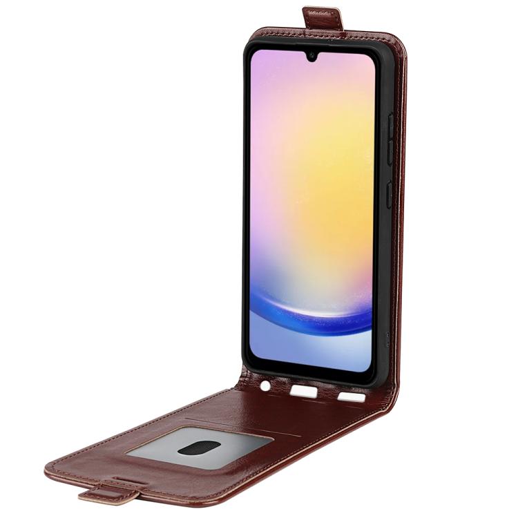 For Samsung Galaxy A26 5G R64 Texture Single Vertical Flip Leather Phone Case