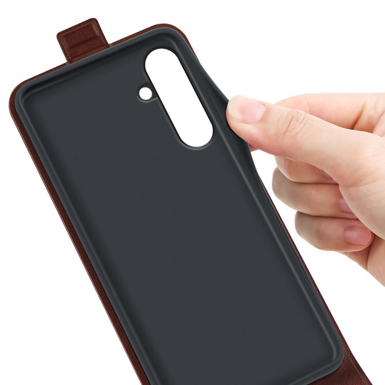 For Samsung Galaxy A26 5G R64 Texture Single Vertical Flip Leather Phone Case