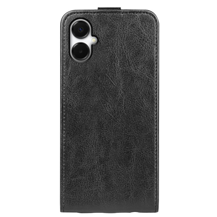 For Samsung Galaxy A06 5G R64 Texture Single Vertical Flip Leather Phone Case
