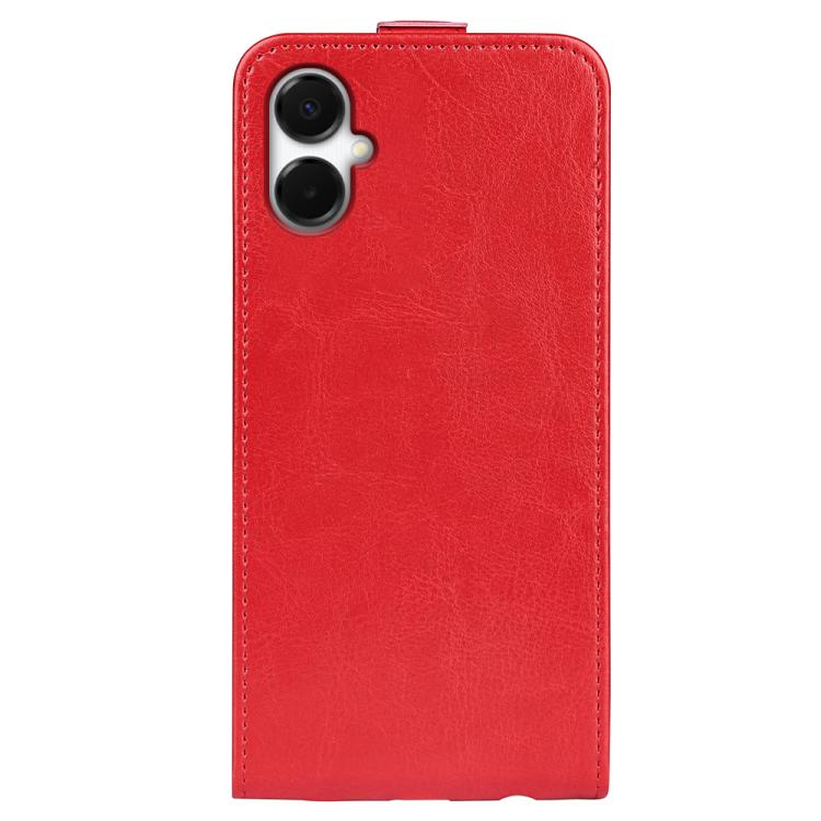 For Samsung Galaxy A06 5G R64 Texture Single Vertical Flip Leather Phone Case