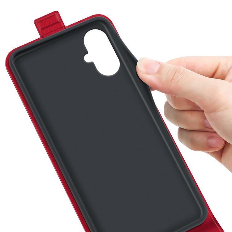 For Samsung Galaxy A06 5G R64 Texture Single Vertical Flip Leather Phone Case