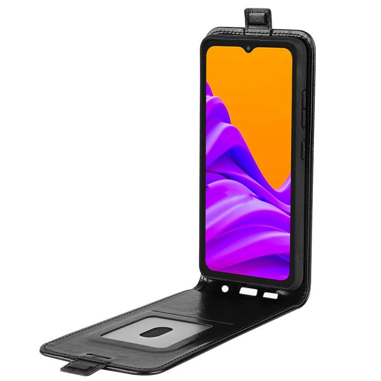 For Samsung Galaxy Xcover 7 Pro R64 Texture Single Vertical Flip Leather Phone Case