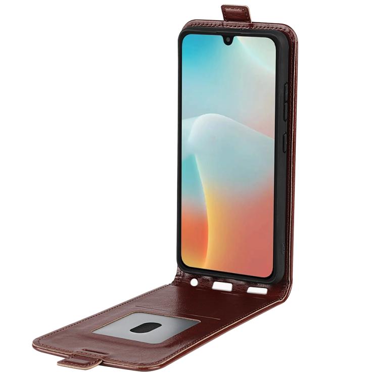 For Samsung Galaxy M16 / F16 R64 Texture Single Vertical Flip Leather Phone Case
