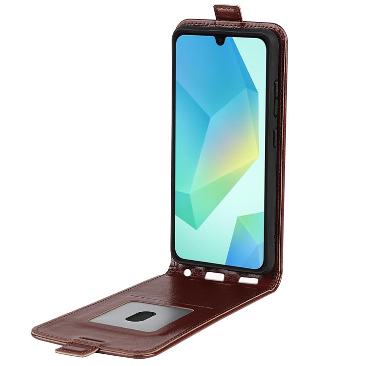 For Samsung Galaxy A17 5G R64 Texture Single Vertical Flip Leather Phone Case