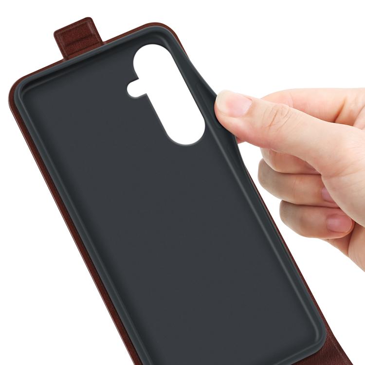 For Samsung Galaxy A17 5G R64 Texture Single Vertical Flip Leather Phone Case