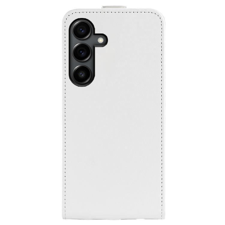 For Samsung Galaxy S25 FE 5G R64 Texture Single Vertical Flip Leather Phone Case