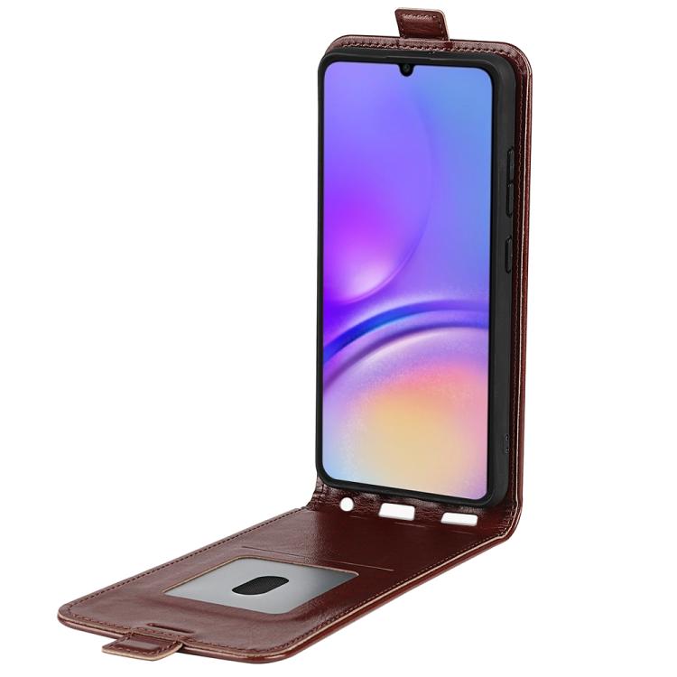 For Samsung Galaxy A07 4G R64 Texture Single Vertical Flip Leather Phone Case