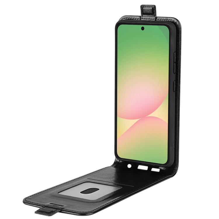 For Samsung Galaxy A57 5G R64 Texture Single Vertical Flip Leather Phone Case