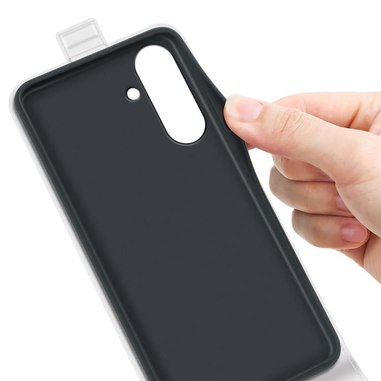 For Samsung Galaxy A57 5G R64 Texture Single Vertical Flip Leather Phone Case