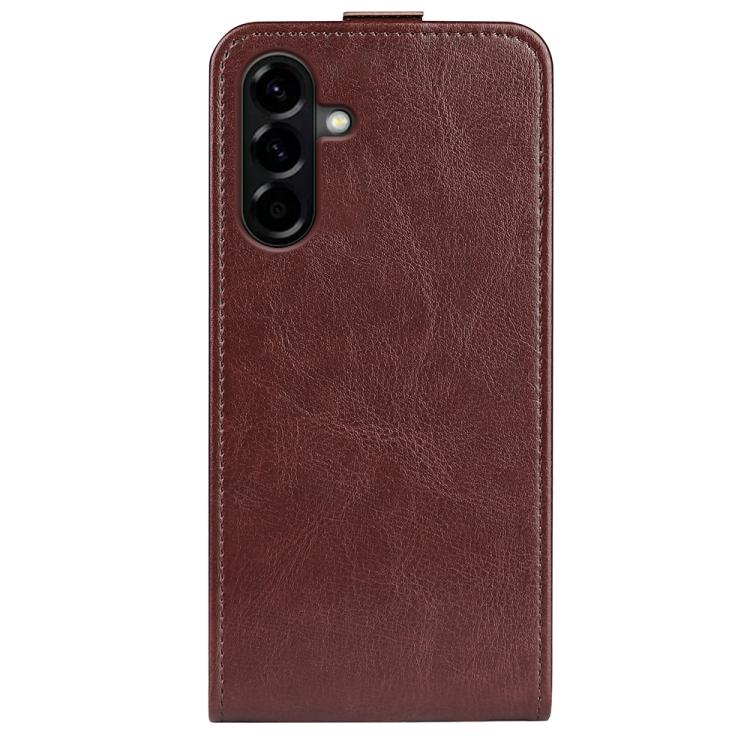 For Samsung Galaxy A57 5G R64 Texture Single Vertical Flip Leather Phone Case