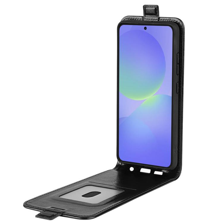 For Samsung Galaxy A37 5G R64 Texture Single Vertical Flip Leather Phone Case