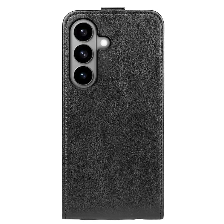 For Samsung Galaxy S26 5G R64 Texture Single Vertical Flip Leather Phone Case