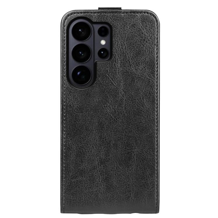For Samsung Galaxy S26 Ultra 5G R64 Texture Single Vertical Flip Leather Phone Case
