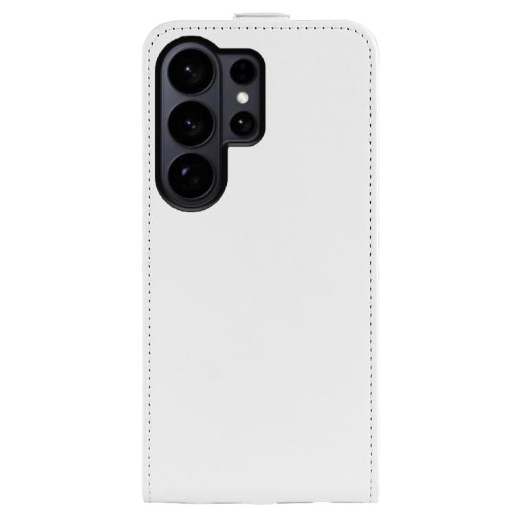 For Samsung Galaxy S26 Ultra 5G R64 Texture Single Vertical Flip Leather Phone Case