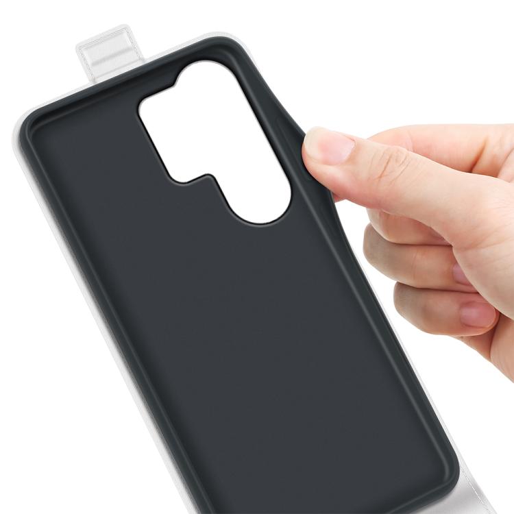 For Samsung Galaxy S26 Ultra 5G R64 Texture Single Vertical Flip Leather Phone Case