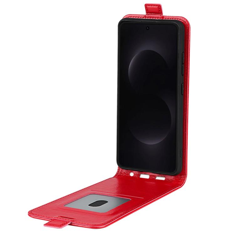 For Samsung Galaxy S26 Ultra 5G R64 Texture Single Vertical Flip Leather Phone Case