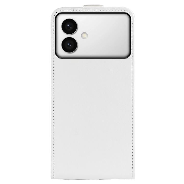 For Samsung Galaxy S26 Edge 5G R64 Texture Single Vertical Flip Leather Phone Case