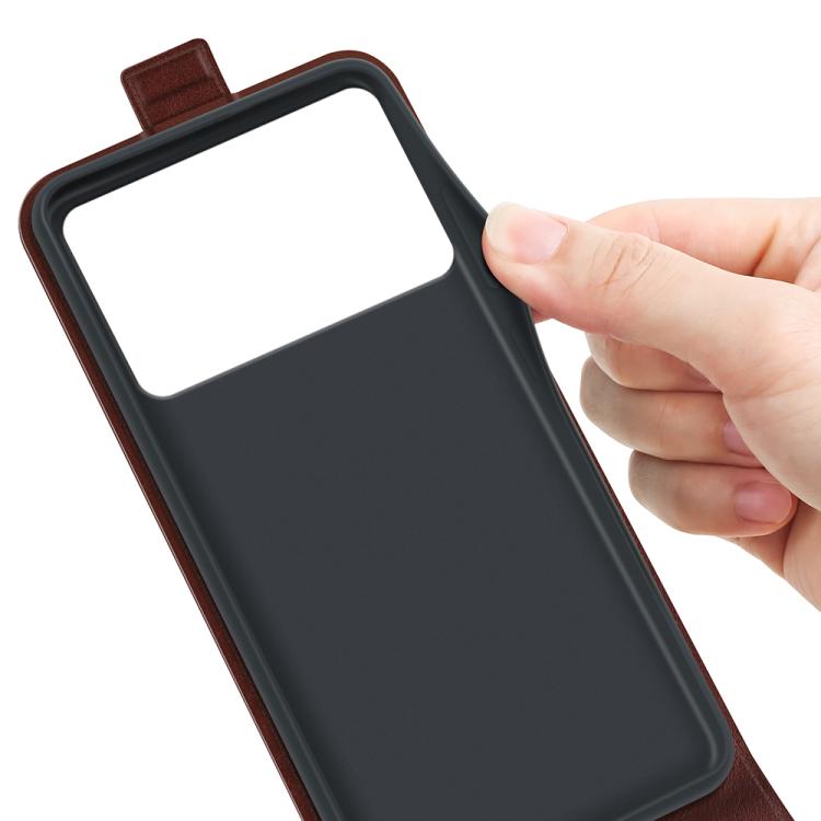 For Samsung Galaxy S26 Edge 5G R64 Texture Single Vertical Flip Leather Phone Case