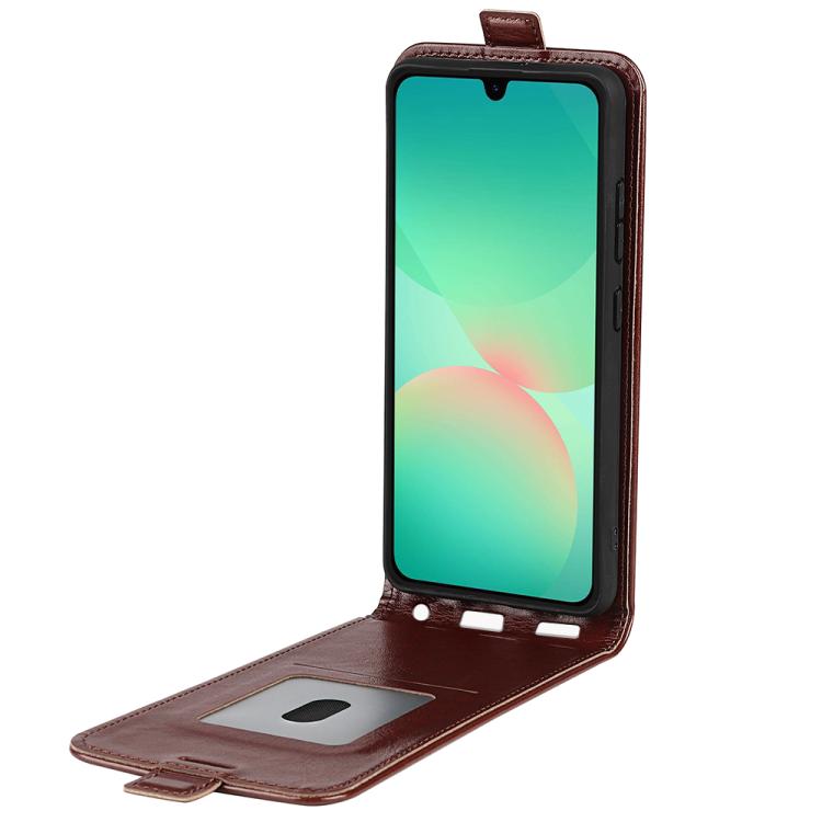 For Samsung Galaxy A27 5G R64 Texture Single Vertical Flip Leather Phone Case