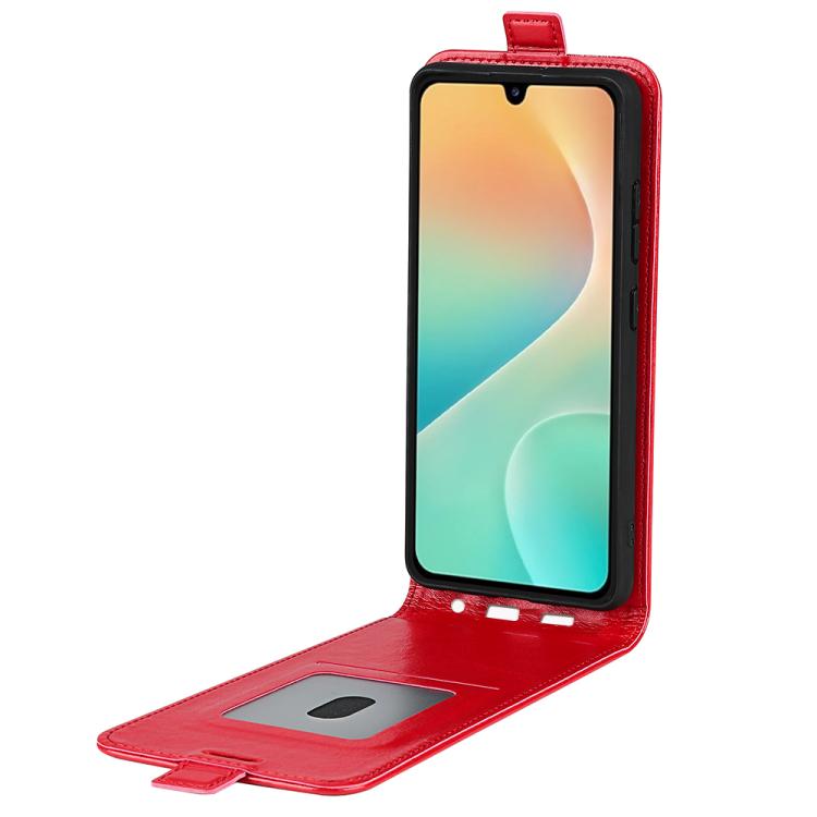 For Samsung Galaxy M36 5G / F36 5G R64 Texture Single Vertical Flip Leather Phone Case