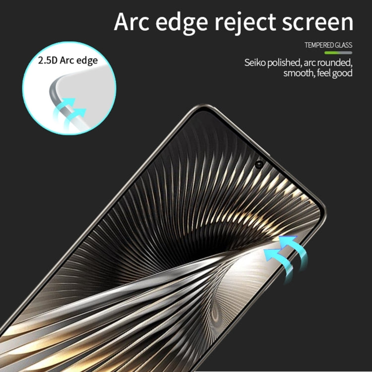 For Xiaomi Poco F6 MOFI 9H 2.5D Full Screen Tempered Glass Film - Black