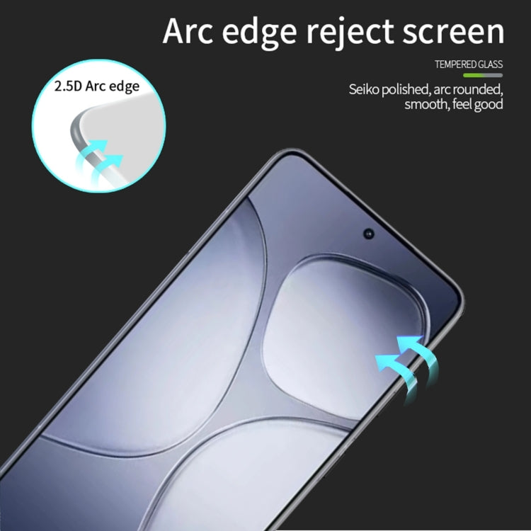 For Xiaomi Redmi K70 Ultra MOFI 9H 2.5D Full Screen Tempered Glass Film - Black