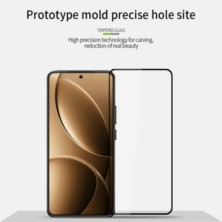 For Xiaomi Redmi K80 / K80 Pro MOFI 9H 2.5D Full Screen Tempered Glass Film - Black