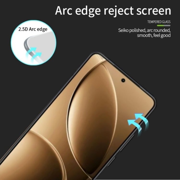 For Xiaomi Redmi K80 / K80 Pro MOFI 9H 2.5D Full Screen Tempered Glass Film - Black