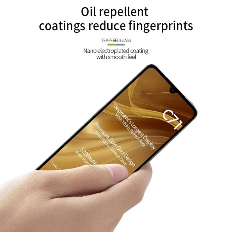 For Redmi A5 / Poco C71 MOFI 9H 2.5D Full Screen Tempered Glass Film - Black