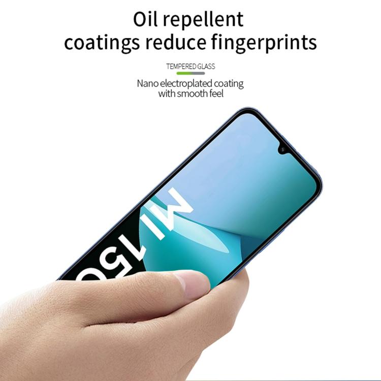 For Redmi 15C 4G 171.5mm / Poco C85 MOFI 9H 2.5D Full Screen Tempered Glass Film - Black