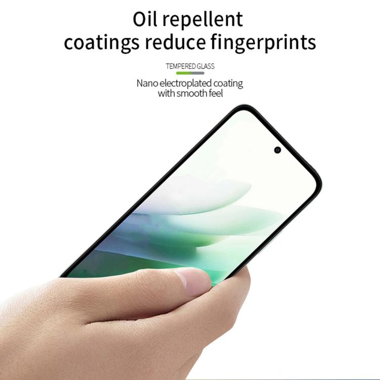 For Redmi 15 5G EU 171mm MOFI 9H 2.5D Full Screen Tempered Glass Film - Black
