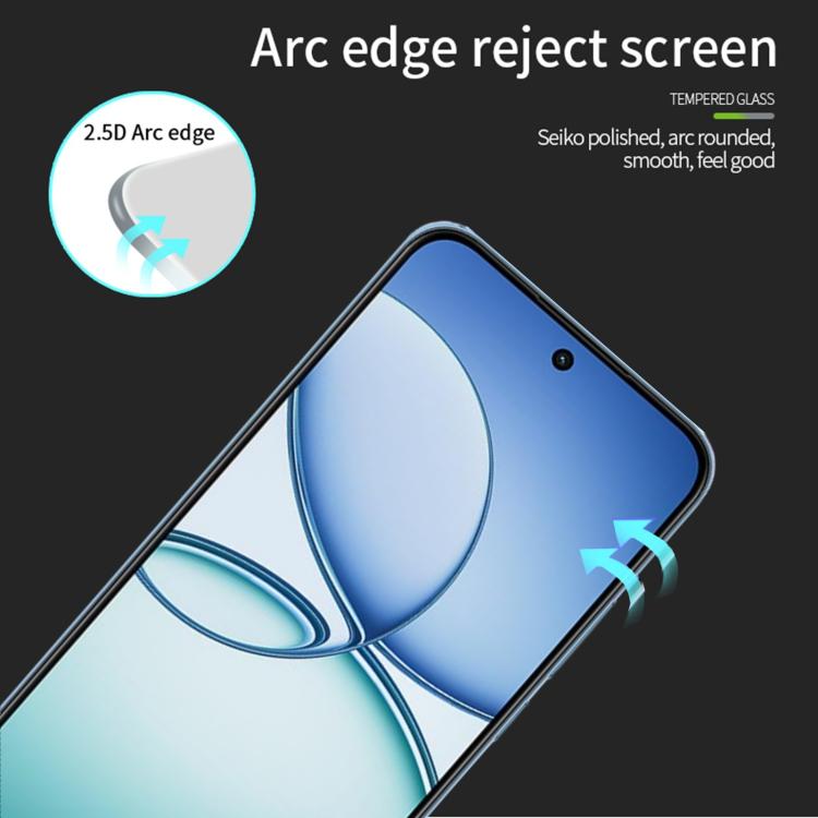 For Xiaomi 15T / 15T Pro MOFI 9H 2.5D Full Screen Tempered Glass Film - Black