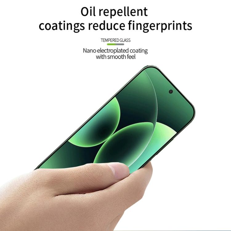 For Xiaomi 17 / 17 Pro Unlock MOFI 9H 2.5D Full Screen Tempered Glass Film - Black
