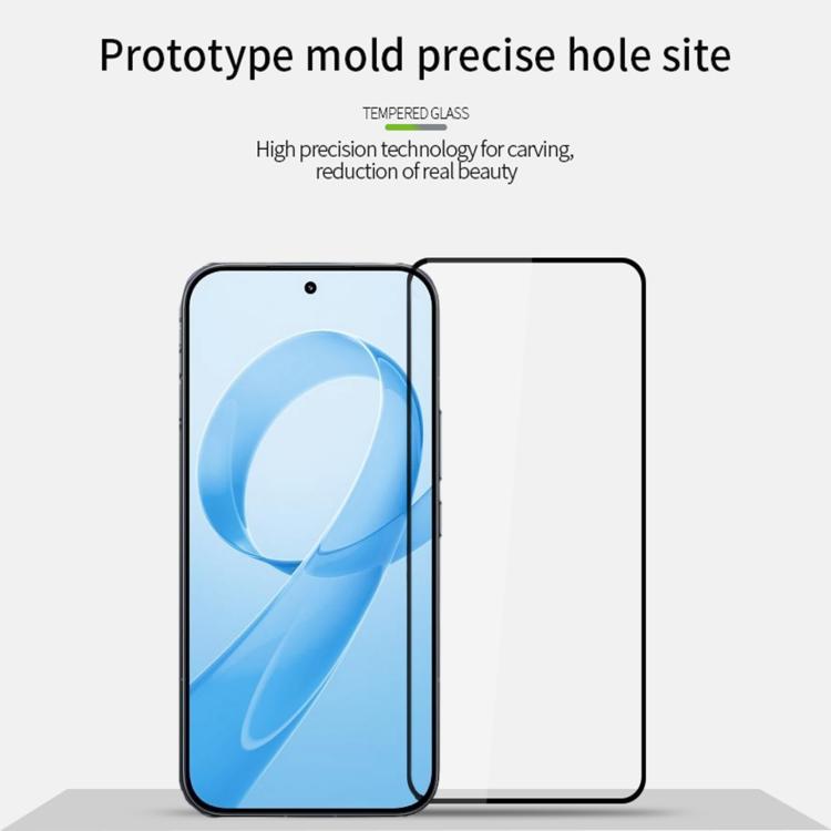For Redmi K90 Unlock MOFI 9H 2.5D Full Screen Tempered Glass Film - Black