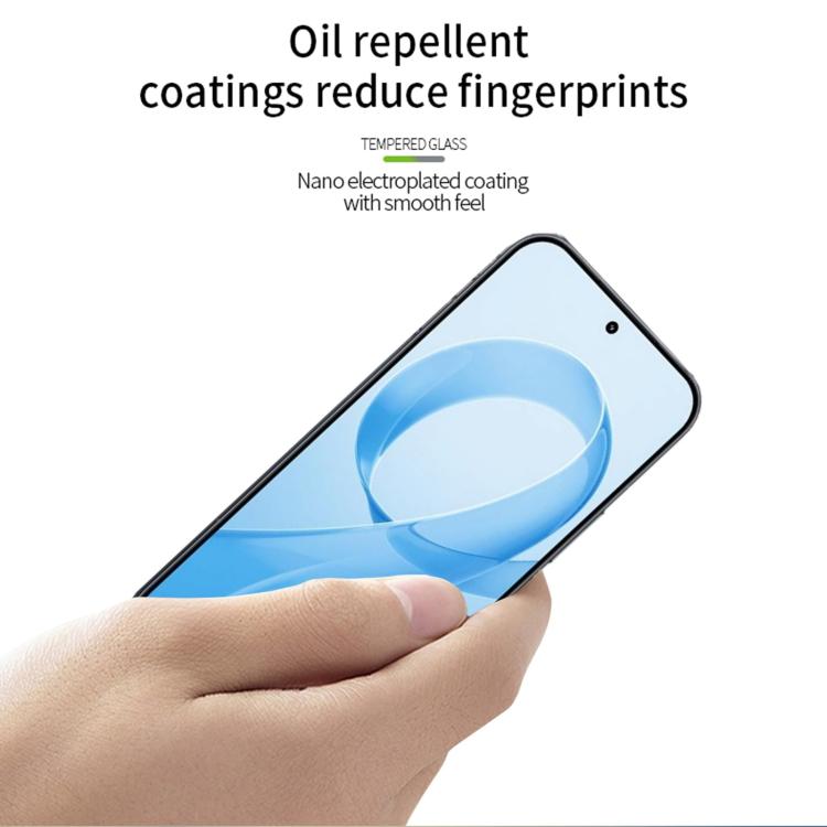 For Redmi K90 Pro Max Unlock MOFI 9H 2.5D Full Screen Tempered Glass Film - Black