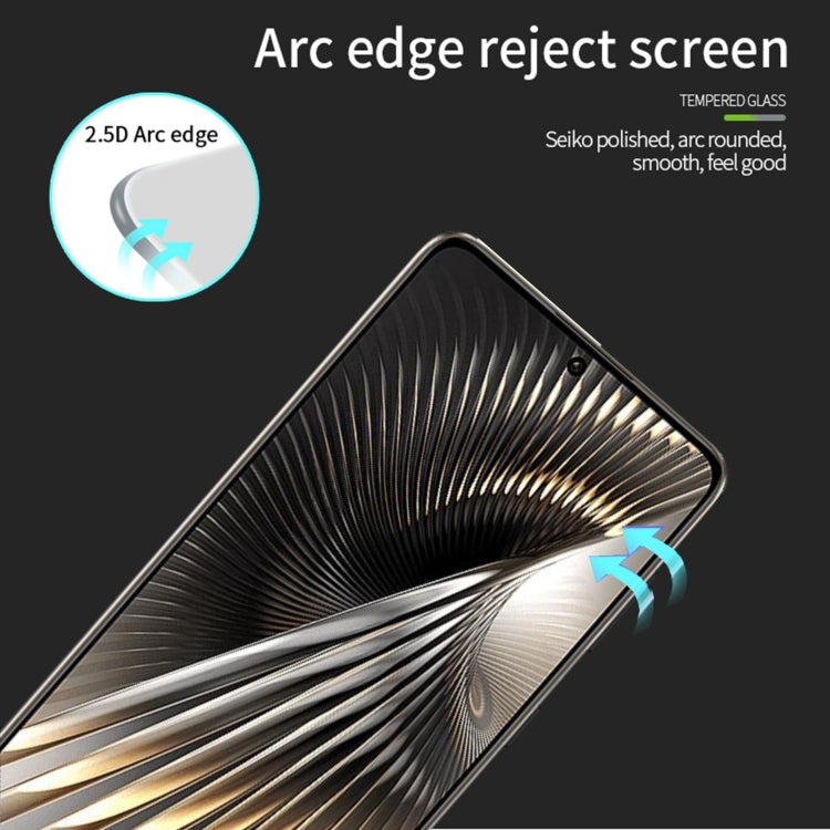 For Xiaomi Poco F6 PINWUYO 9H 2.5D Full Screen Tempered Glass Film - Black