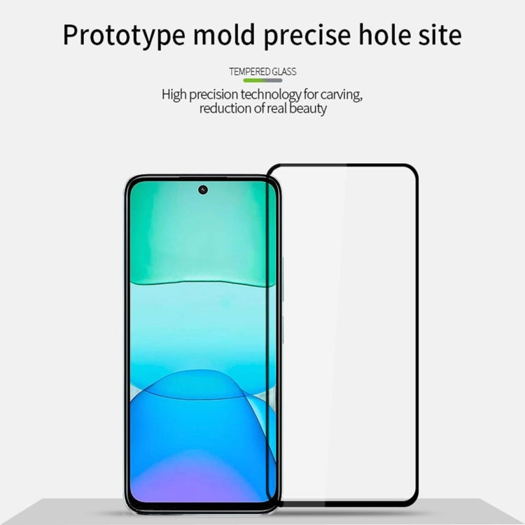 For Xiaomi Redmi 13 PINWUYO 9H 2.5D Full Screen Tempered Glass Film - Black