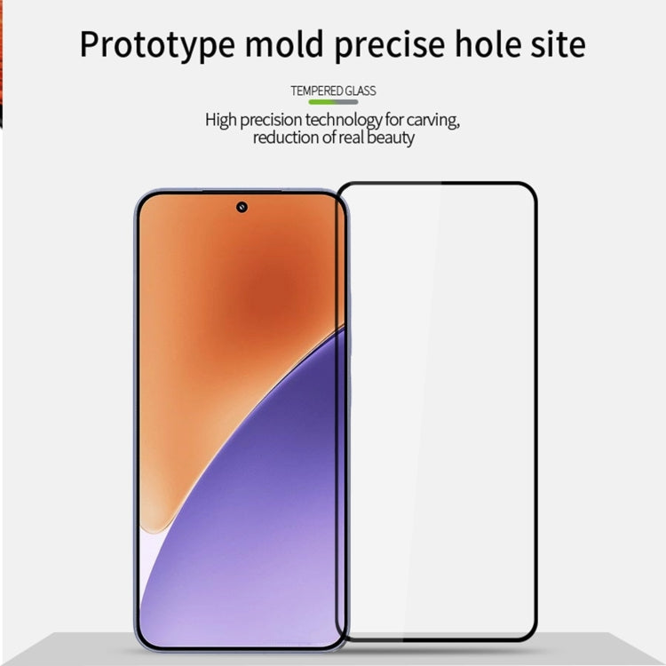 For Xiaomi 15 PINWUYO 9H 2.5D Full Screen Tempered Glass Film - Black