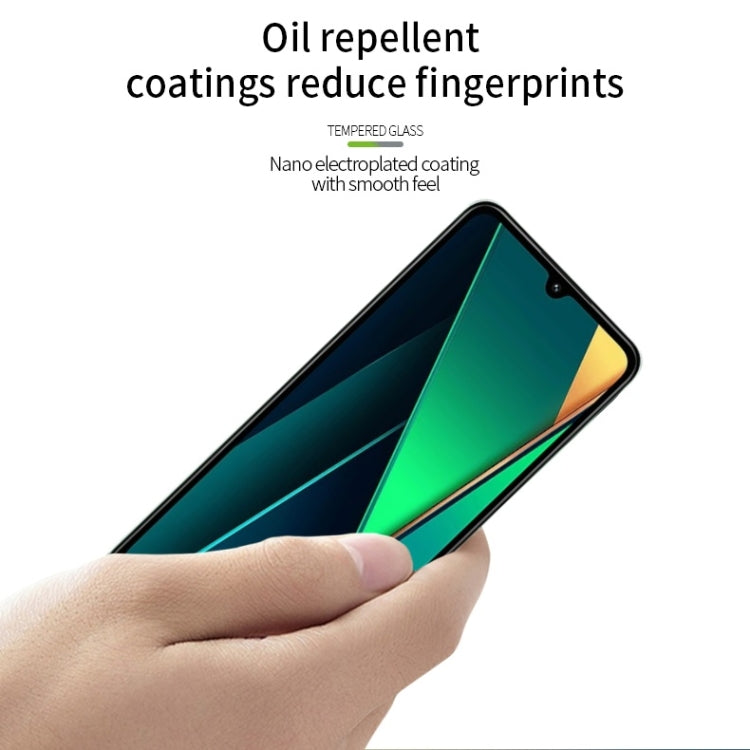 For Xiaomi Poco C75 / Redmi 14R PINWUYO 9H 2.5D Full Screen Tempered Glass Film - Black