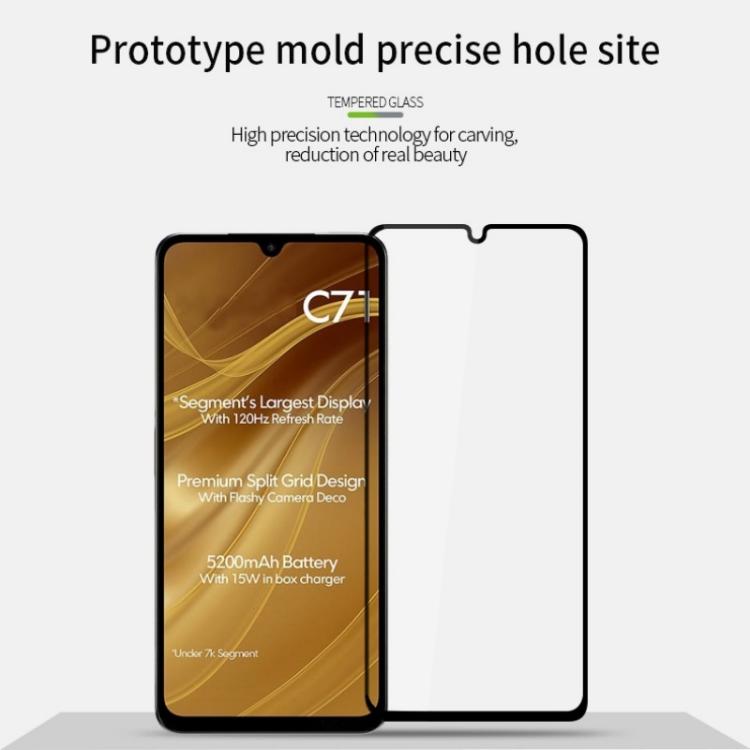 For Redmi A5 171.7mm / Poco C71 PINWUYO 9H 2.5D Full Screen Tempered Glass Film - Black