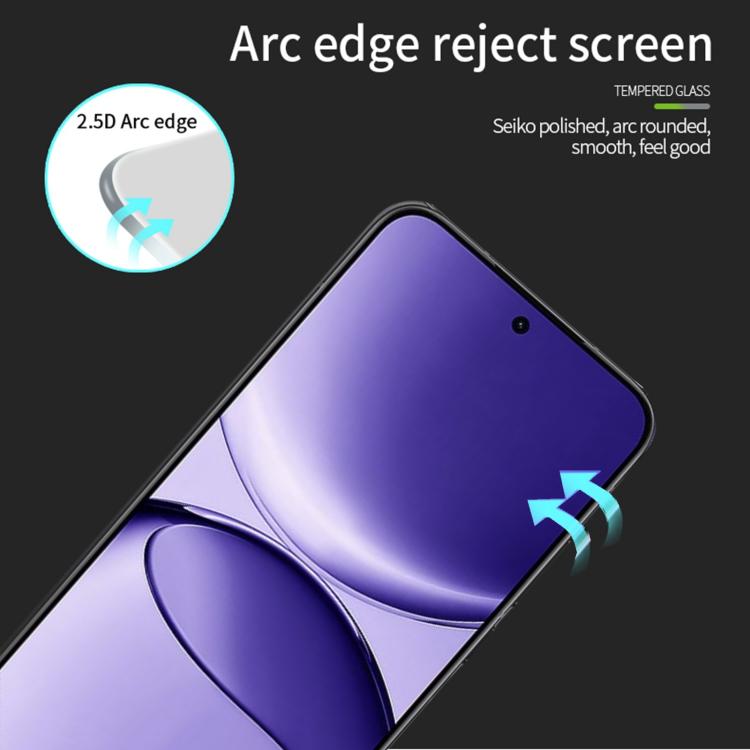 For Redmi Turbo 4 Pro PINWUYO 9H 2.5D Full Screen Tempered Glass Film - Black