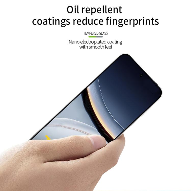 For Xiaomi Poco F7 PINWUYO 9H 2.5D Full Screen Tempered Glass Film - Black
