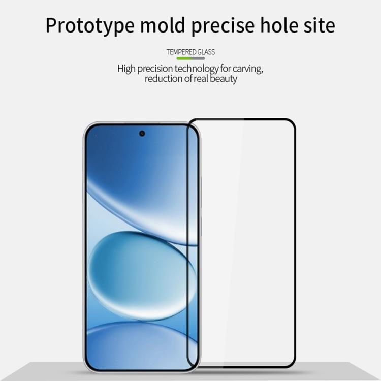 For Redmi Note 15 Pro Global 163.6mm PINWUYO 9H 2.5D Full Screen Tempered Glass Film - Black